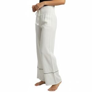 Vera Bradley Claudine Ivory Palazzo Pant, S